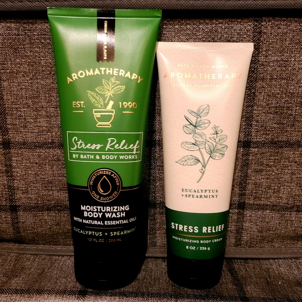 EUCALYPTUS SPEARMINT MOISTURIZING BODY WASH & LOTION BY BATH & BODY WORKS